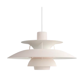 Lampa wisząca PH 5 - Ø500, Monochrom pale blush - Louis Poulsen