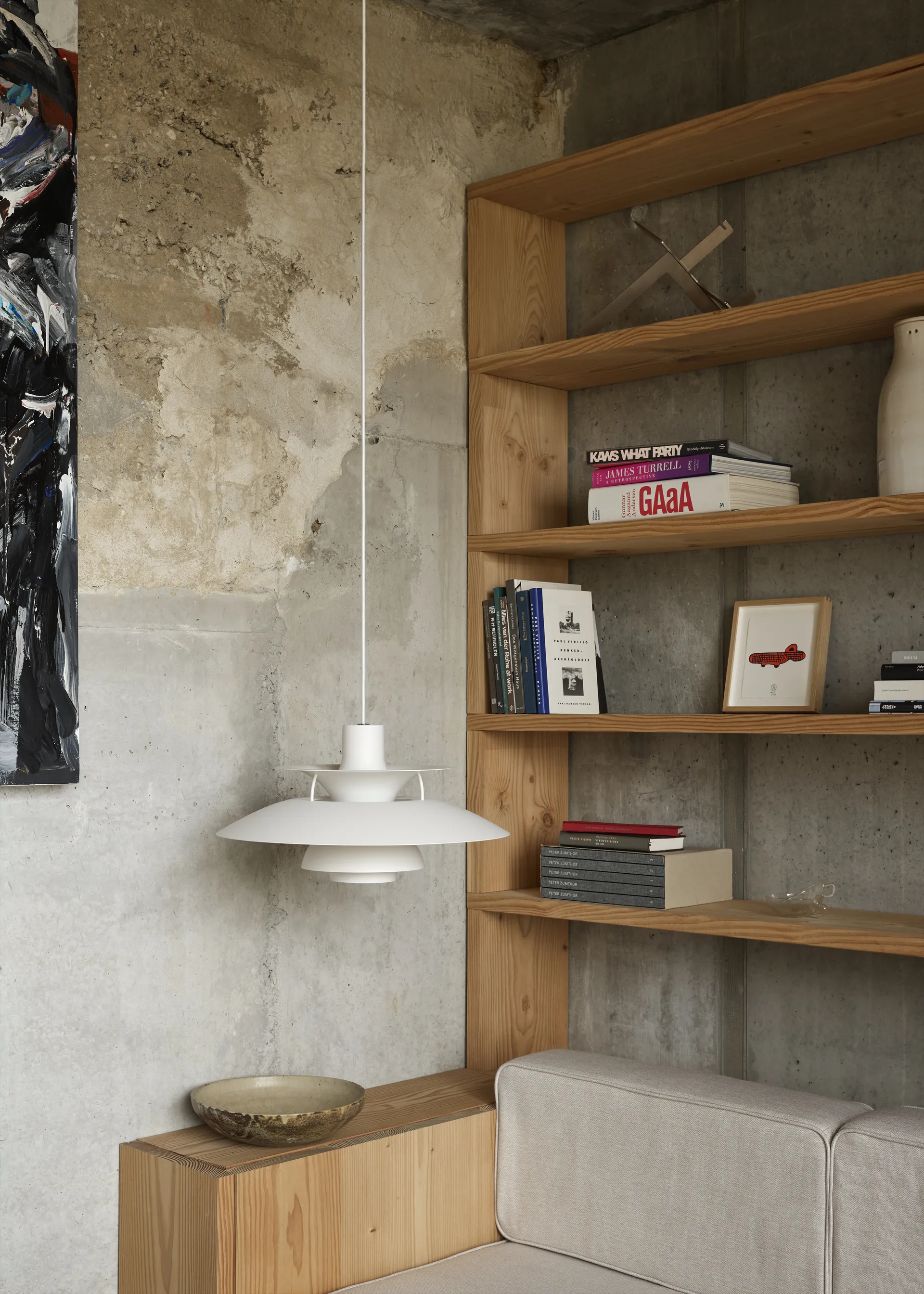 Lampa wisząca PH 5, Ø500, Monochrom pale blush Louis Poulsen