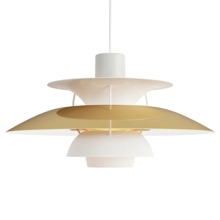 Lampa wisząca PH 5 - Ø500, Mosiądz - Louis Poulsen