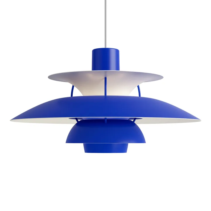 Lampa wisząca PH 5 - Ø500, Niebieski - Louis Poulsen