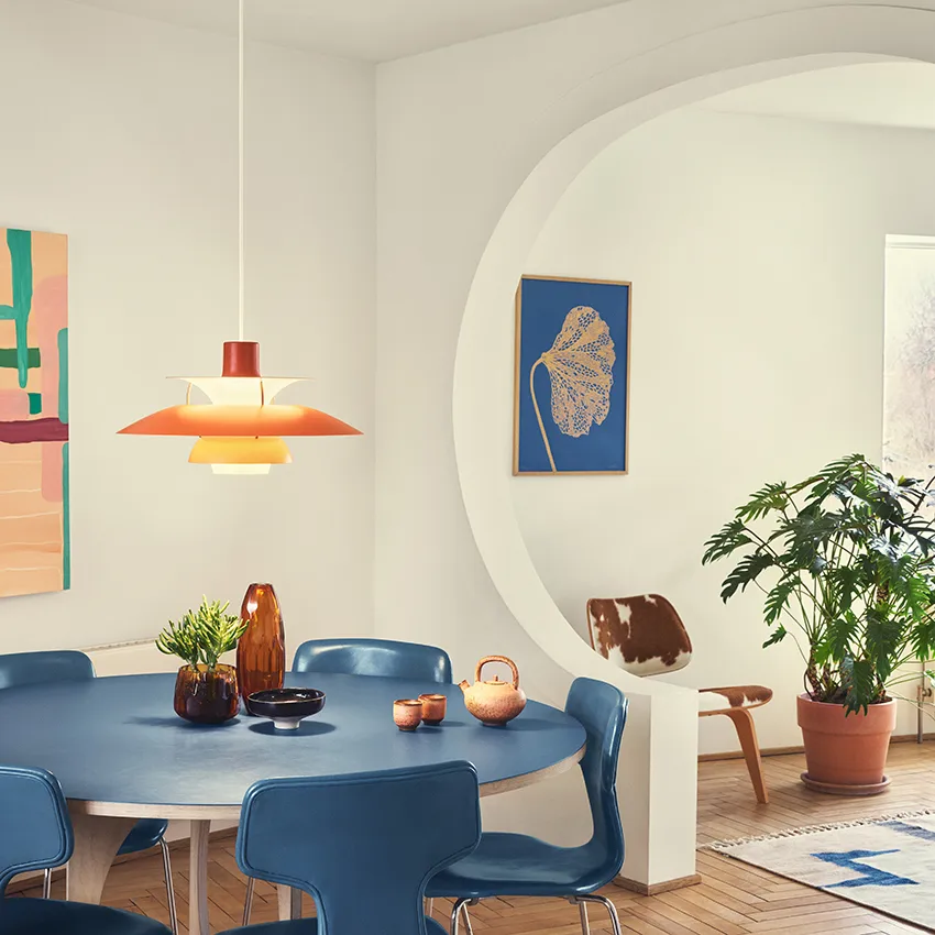 Lampa wisząca PH 5, Ø500, Orange Louis Poulsen
