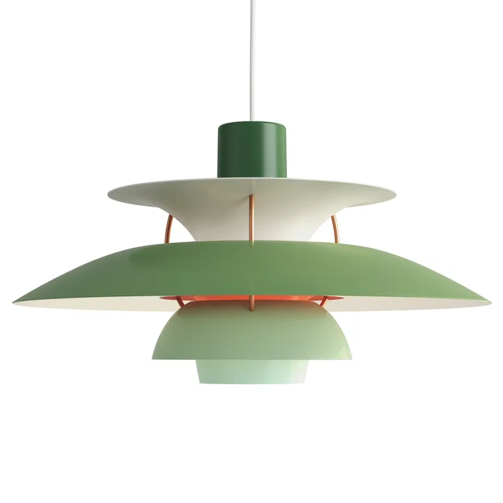 Lampa wisząca PH 5 - Ø500, Zielony - Louis Poulsen