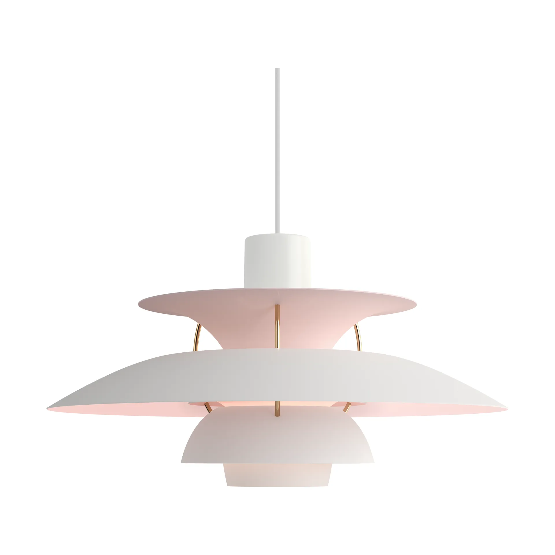 Lampa wisząca PH 5 Anniversary edition, Matte white-pale rose Louis Poulsen
