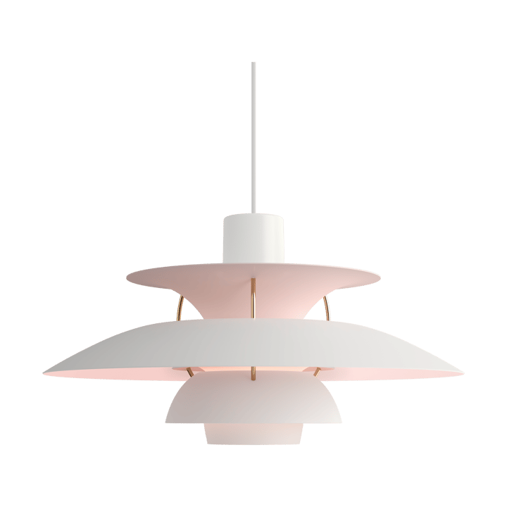 Lampa wisząca PH 5 Anniversary edition, Matte white-pale rose Louis Poulsen