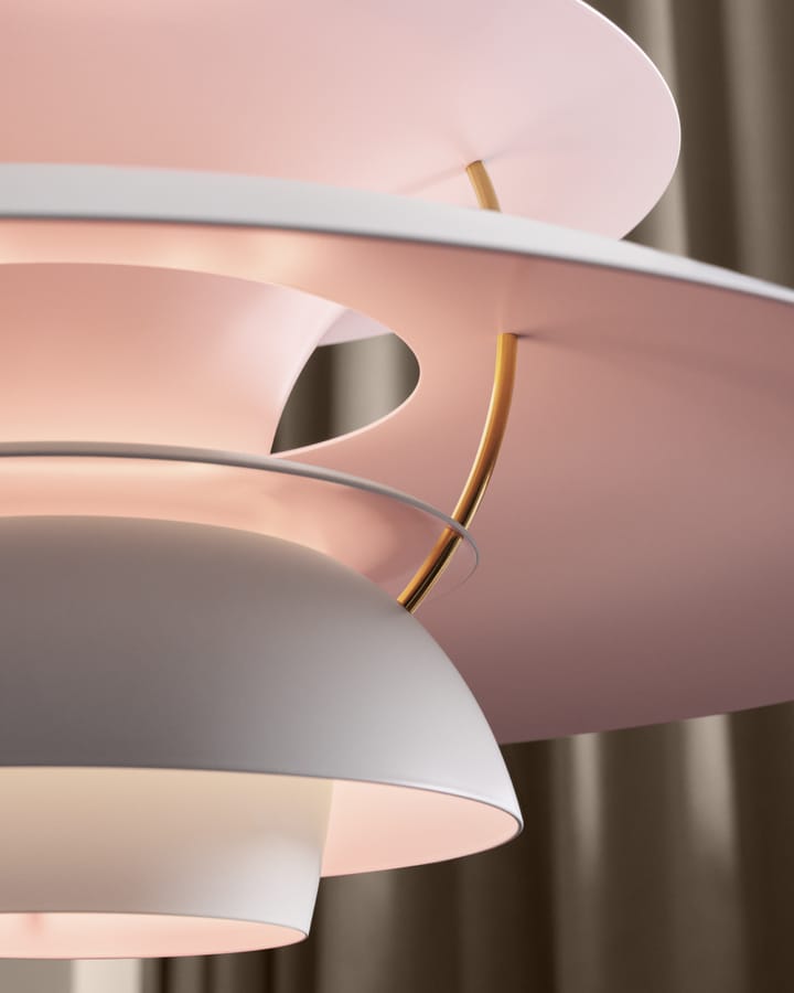 Lampa wisząca PH 5 Anniversary edition, Matte white-pale rose Louis Poulsen