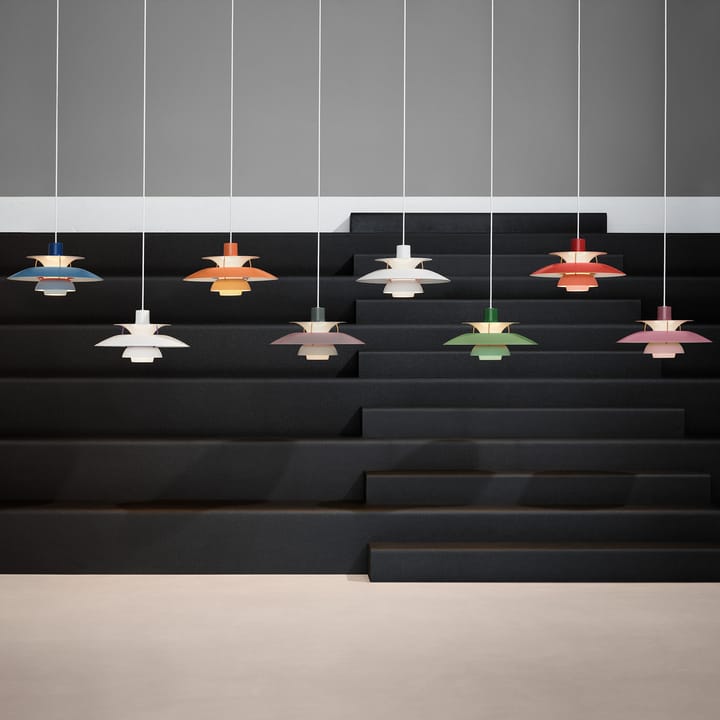 Lampa wisząca PH 5, Czerwony Louis Poulsen