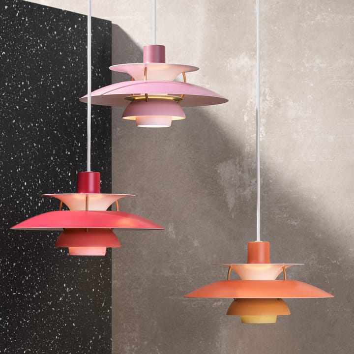 Lampa wisząca PH 5 MINI, Czerwony Louis Poulsen