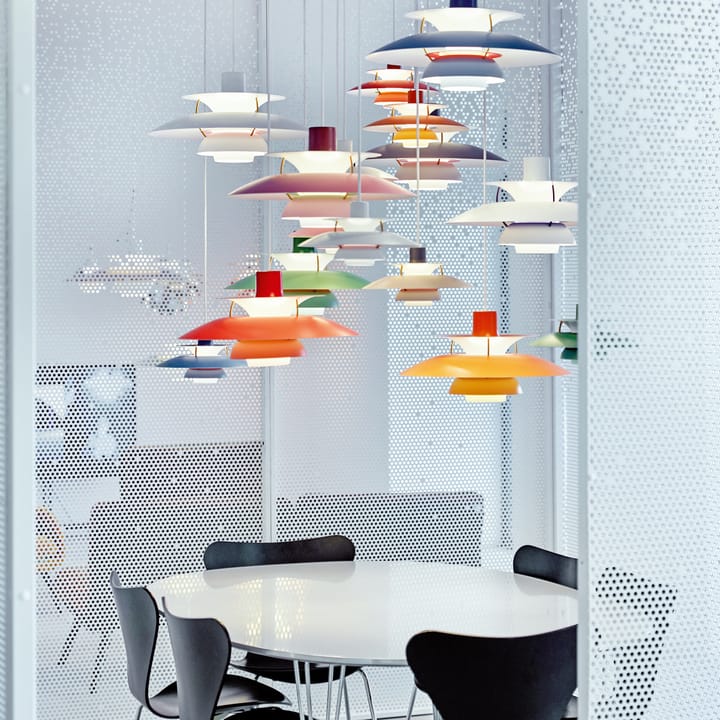 Lampa wisząca PH 5 MINI, Czerwony Louis Poulsen