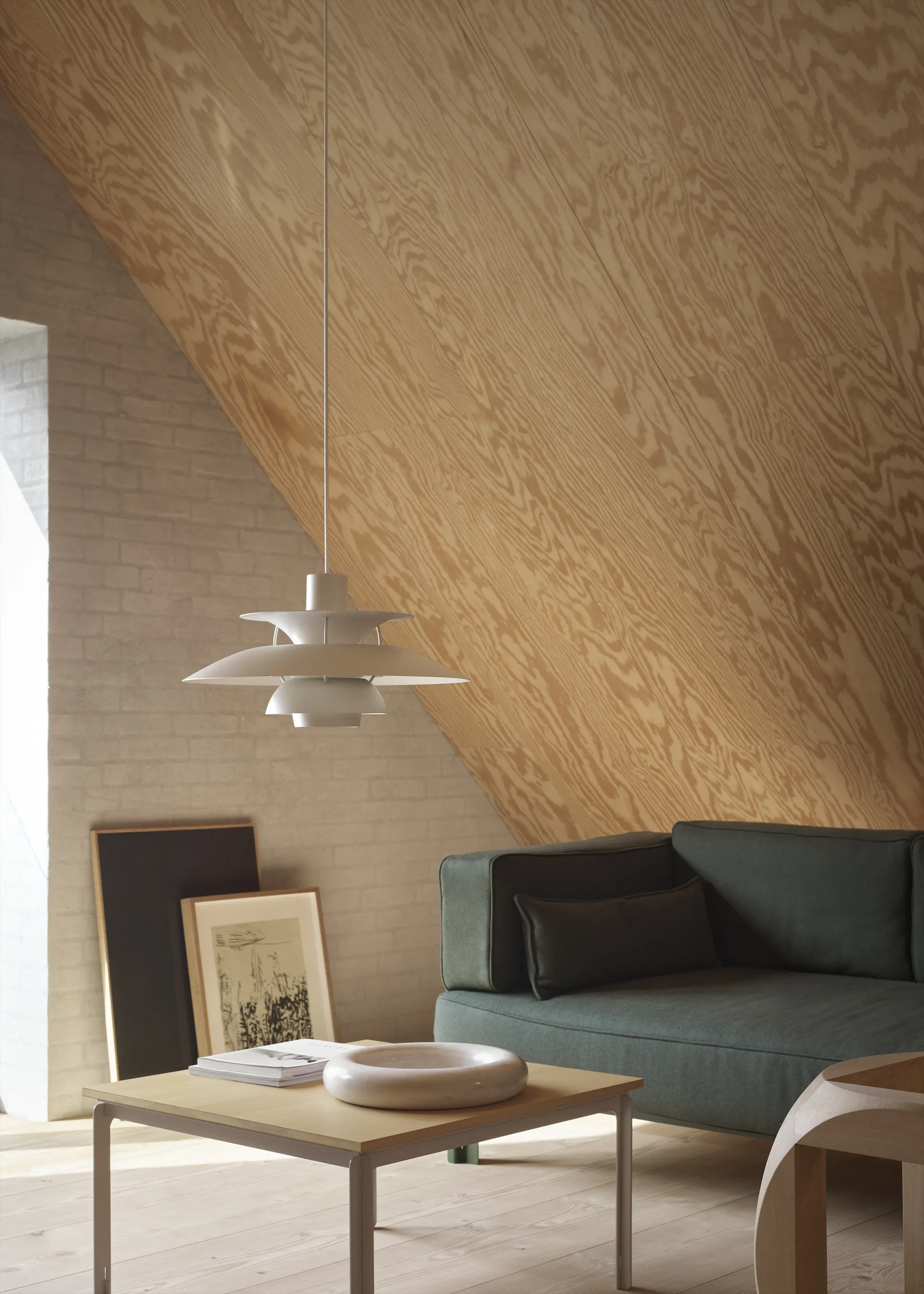 Lampa wisząca PH 5 monochromatyczna, Pale pewter Louis Poulsen