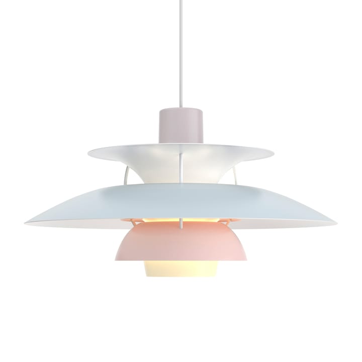 Lampa wisząca PH 5 - Pastel-szary ostrygowy-niebieski-róż - Louis Poulsen