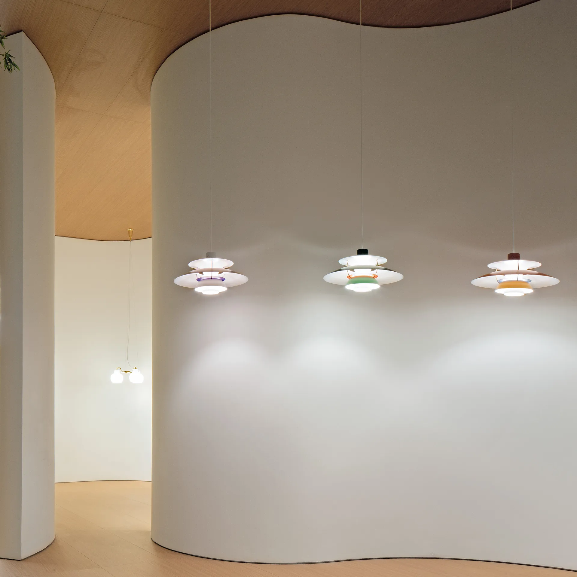 Lampa wisząca PH 5, Zielony Louis Poulsen