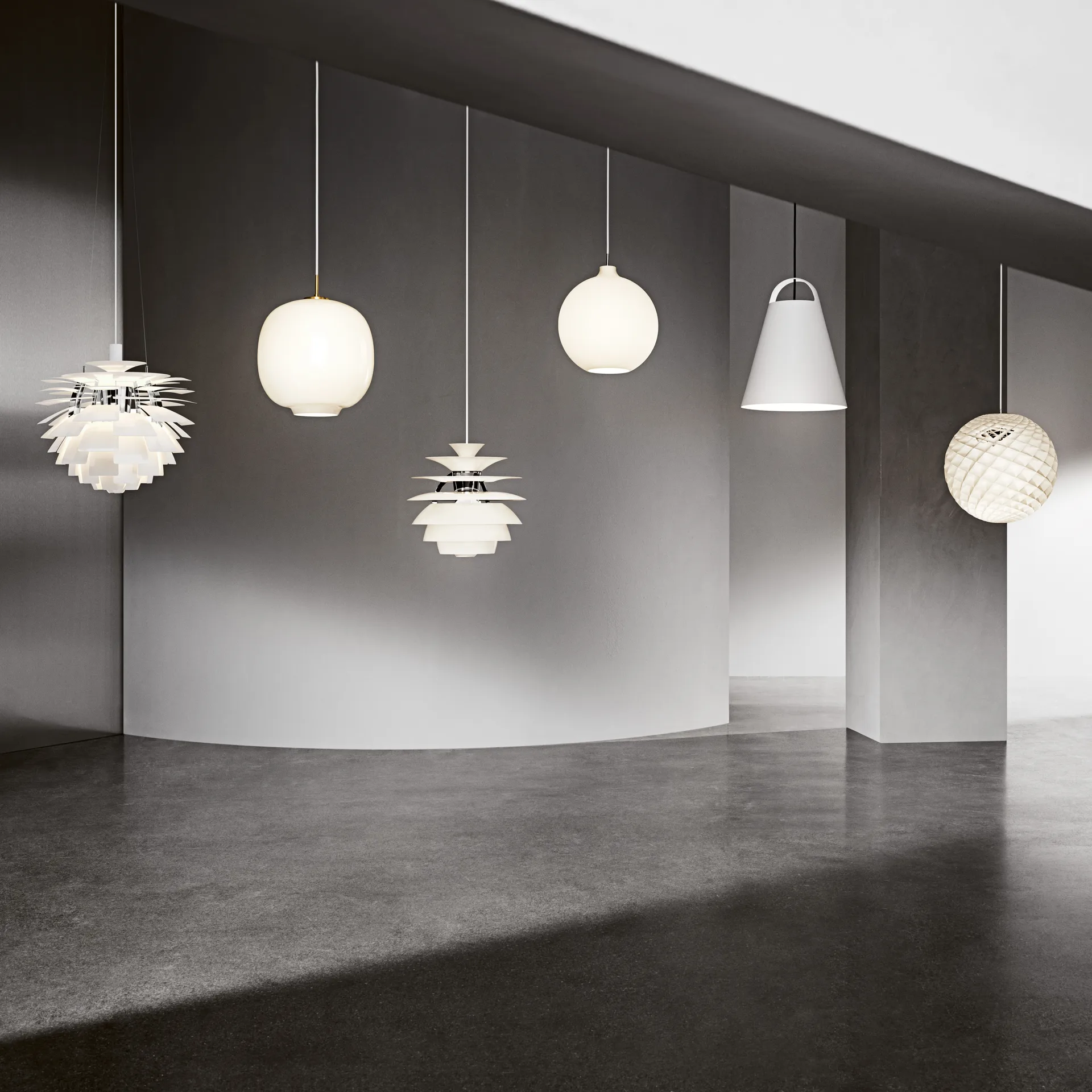 Lampa wisząca PH Artichoke Ø48 cm, Biały Louis Poulsen