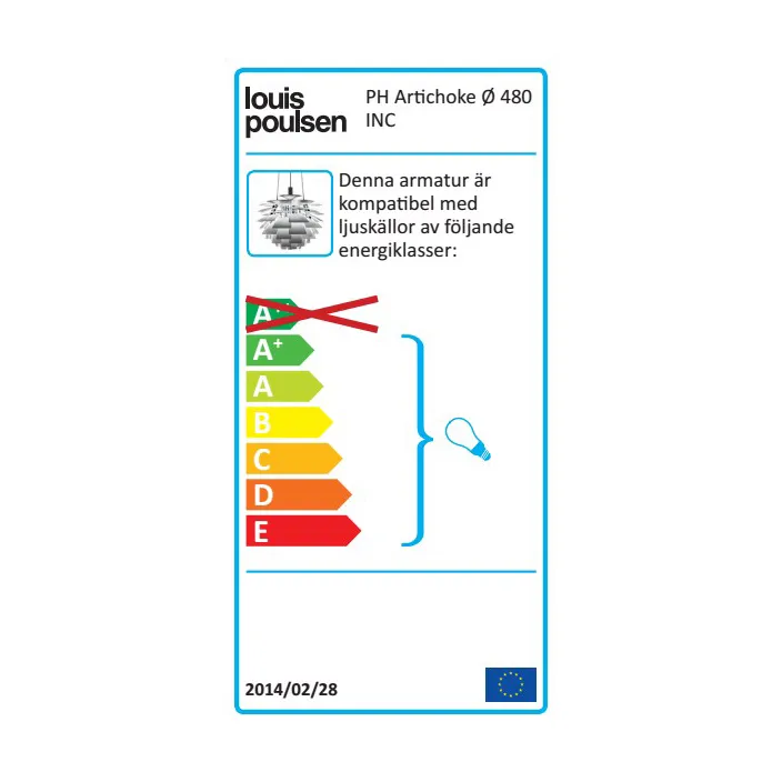 Lampa wisząca PH Artichoke Ø48 cm, Czarny Louis Poulsen
