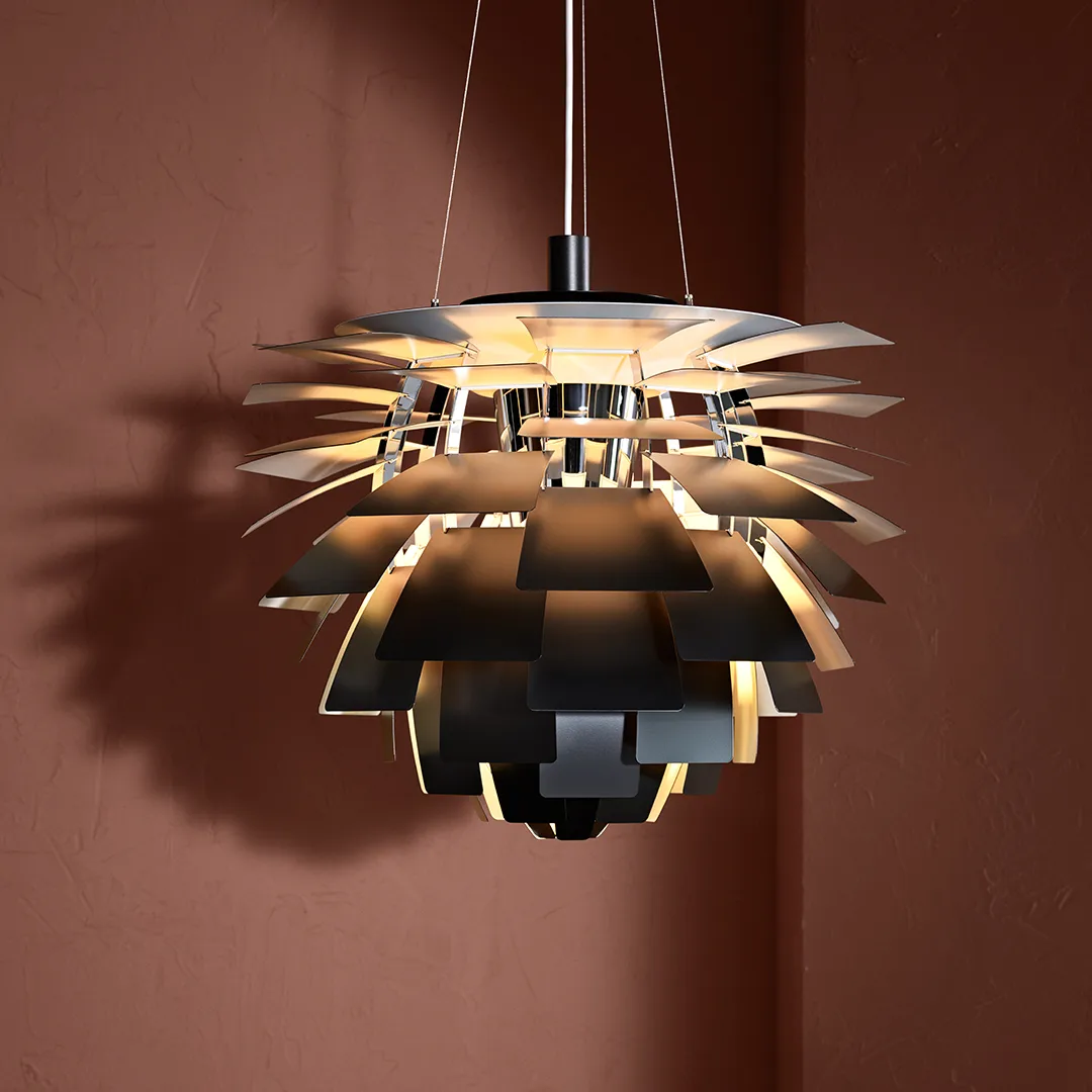 Lampa wisząca PH Artichoke Ø48 cm, Czarny Louis Poulsen