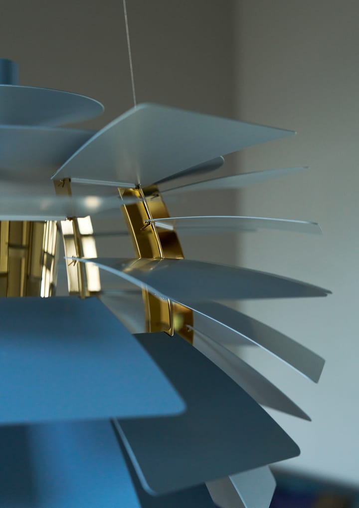 Lampa wisząca PH Artichoke Ø48 cm, Dusty blue-brass metallised Louis Poulsen