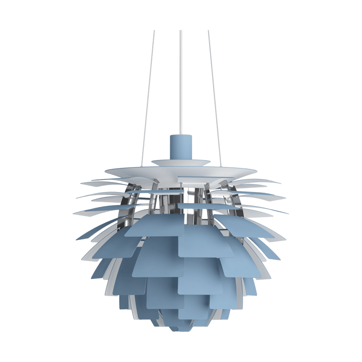Lampa wisząca PH Artichoke Ø48 cm - Dusty blue-high lustre chrome plated - Louis Poulsen