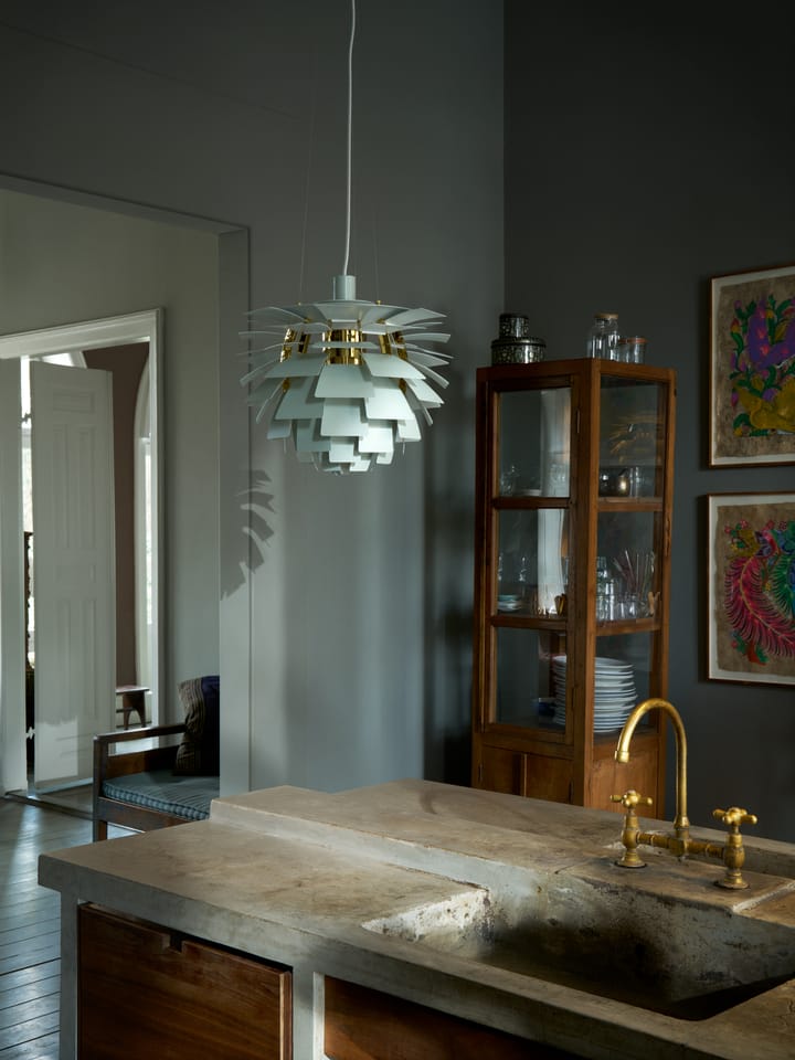Lampa wisząca PH Artichoke Ø48 cm, Dusty green-brass metallised Louis Poulsen
