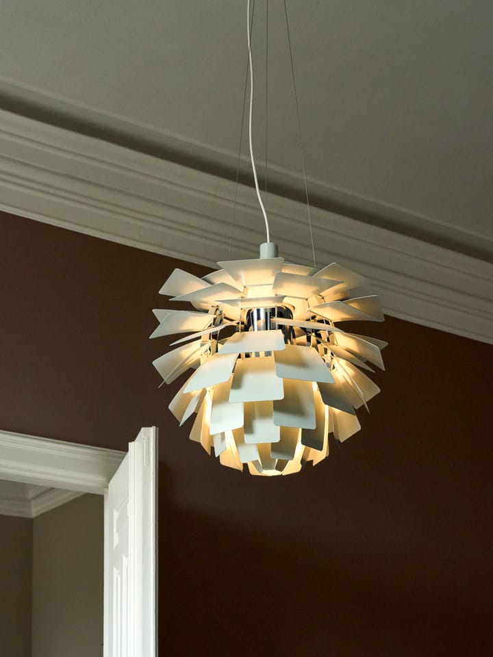 Lampa wisząca PH Artichoke Ø48 cm, Dusty green-high lustre chrome plated Louis Poulsen