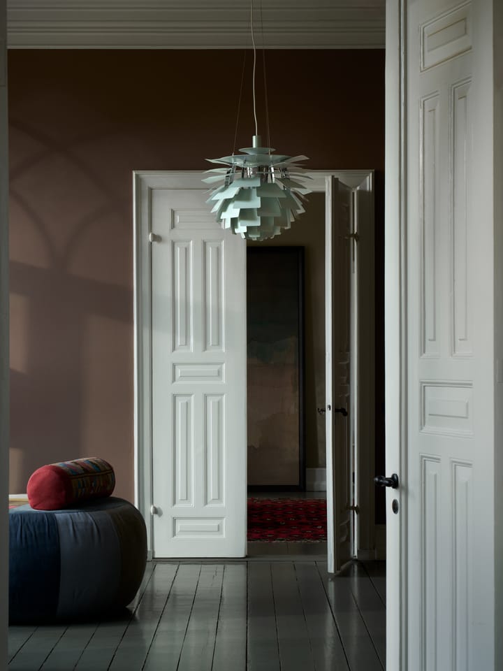 Lampa wisząca PH Artichoke Ø48 cm, Dusty green-high lustre chrome plated Louis Poulsen
