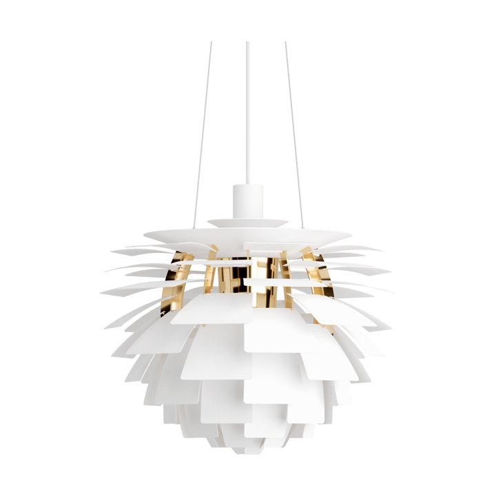 Lampa wisząca PH Artichoke Ø48 cm - Soft white-brass metallised - Louis Poulsen