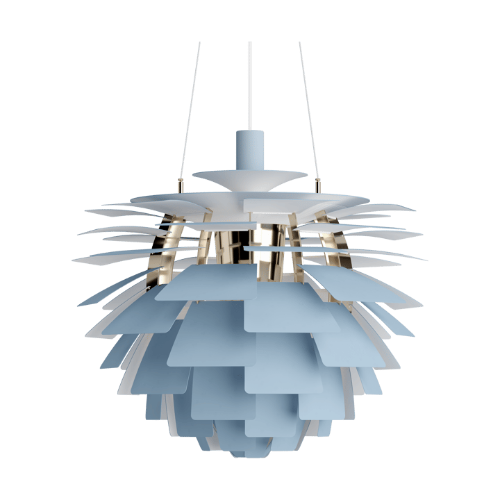 Lampa wisząca PH Artichoke Ø60 cm - Dusty blue-brass metallised - Louis Poulsen