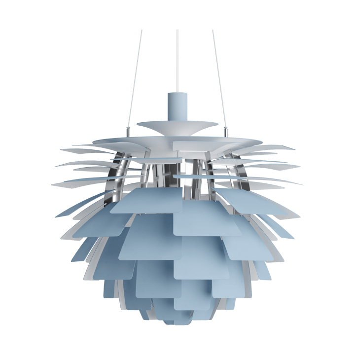 Lampa wisząca PH Artichoke Ø60 cm - Dusty blue-high lustre chrome plated - Louis Poulsen
