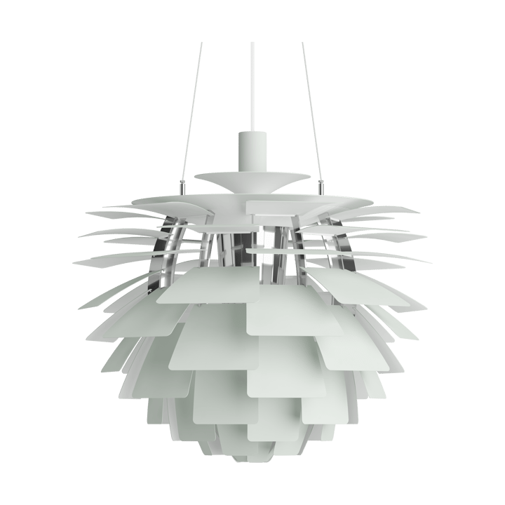 Lampa wisząca PH Artichoke Ø60 cm - Dusty green-high lustre chrome plated - Louis Poulsen
