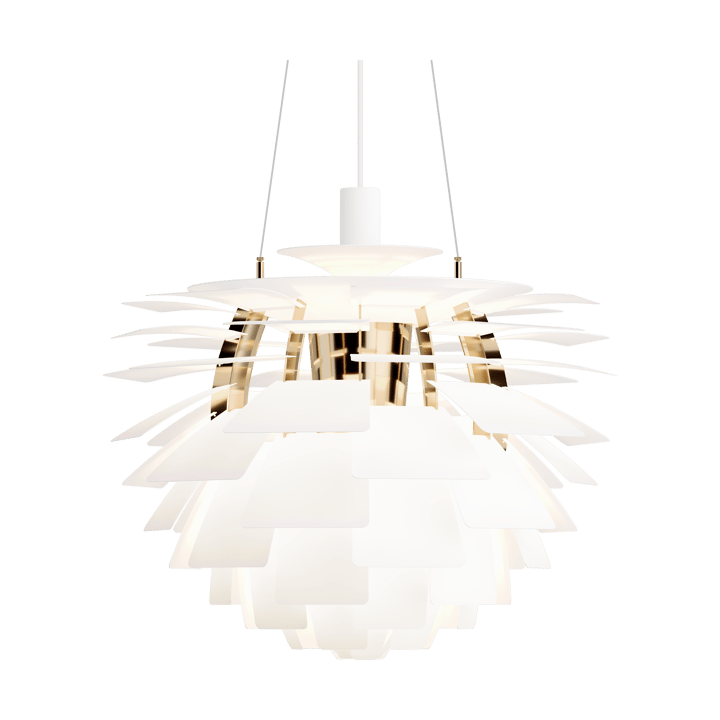 Lampa wisząca PH Artichoke Ø60 cm, Soft white-brass metallised Louis Poulsen