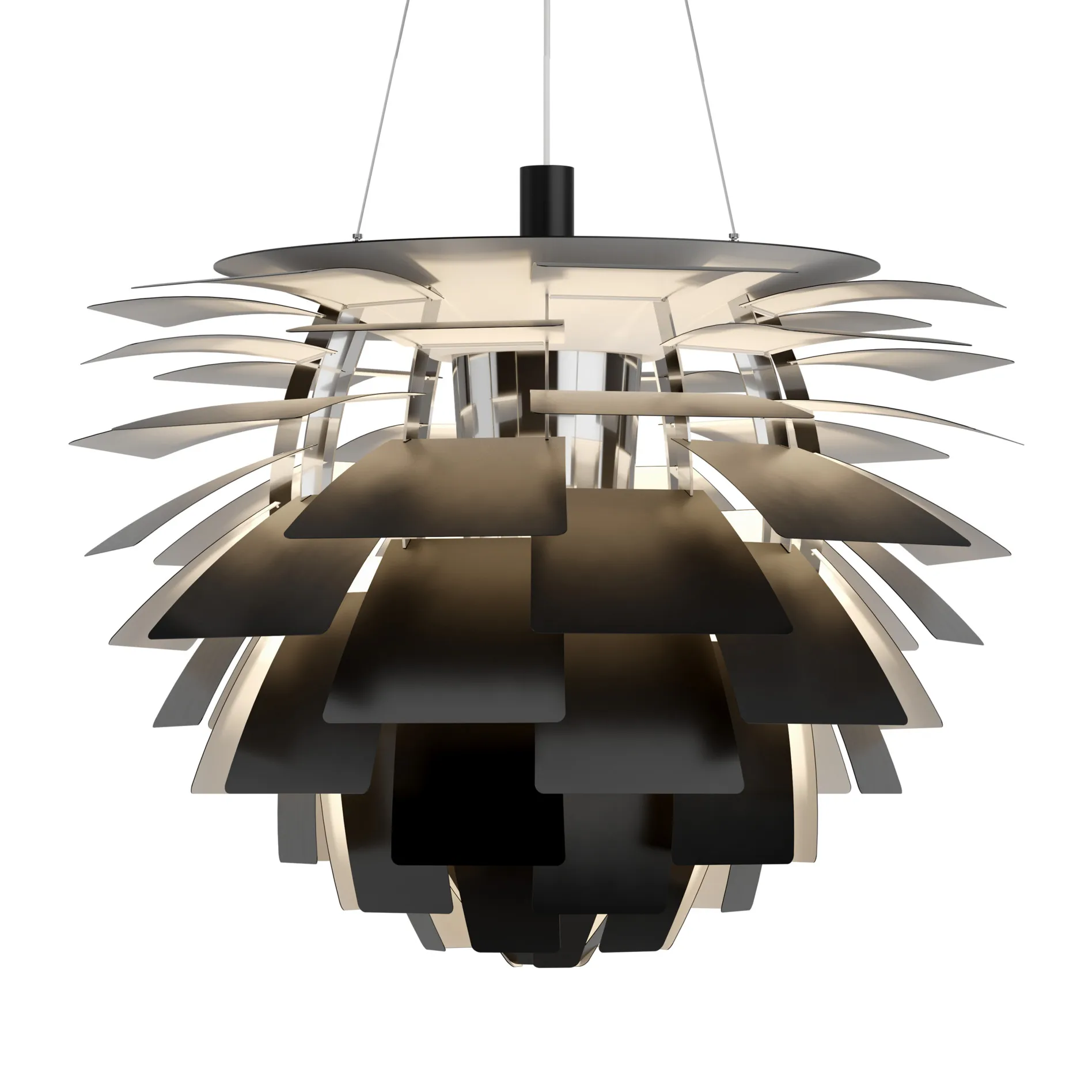Lampa wisząca PH Artichoke Ø84 cm, Czarny Louis Poulsen