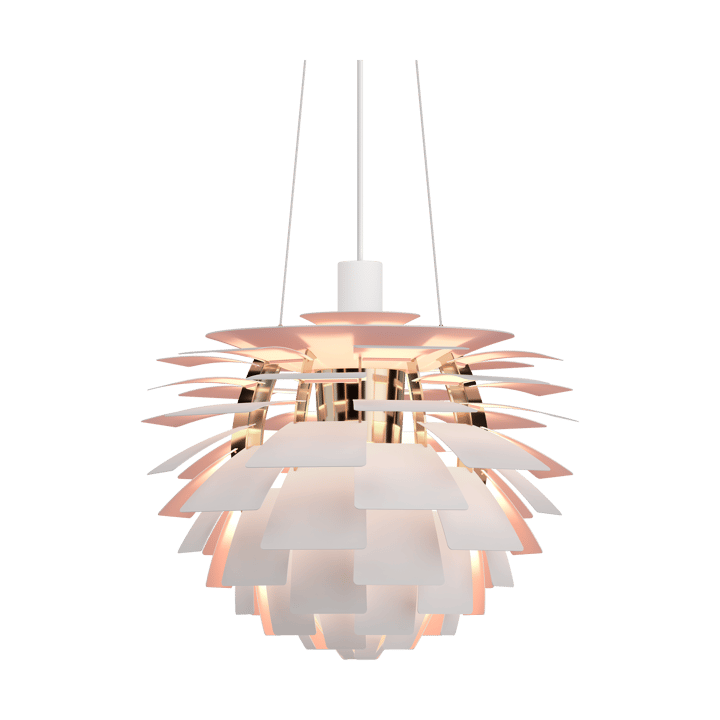 Lampa wisząca PH Artichoke Anniversary edition - Matte white-pale rose Ø48 cm - Louis Poulsen