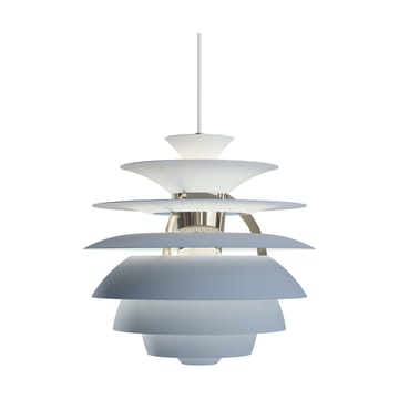 Lampa wisząca PH Snowball - Dusty blue-chrome - Louis Poulsen