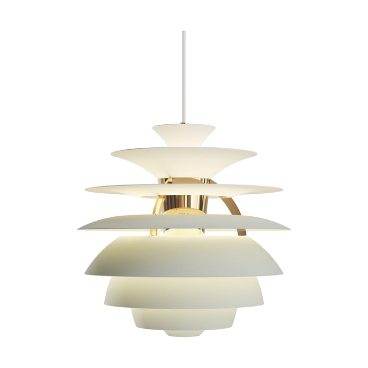 Lampa wisząca PH Snowball, Dusty green-brass Louis Poulsen