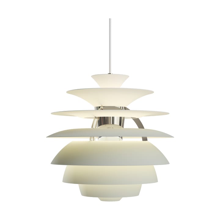 Lampa wisząca PH Snowball, Dusty green-chrome Louis Poulsen