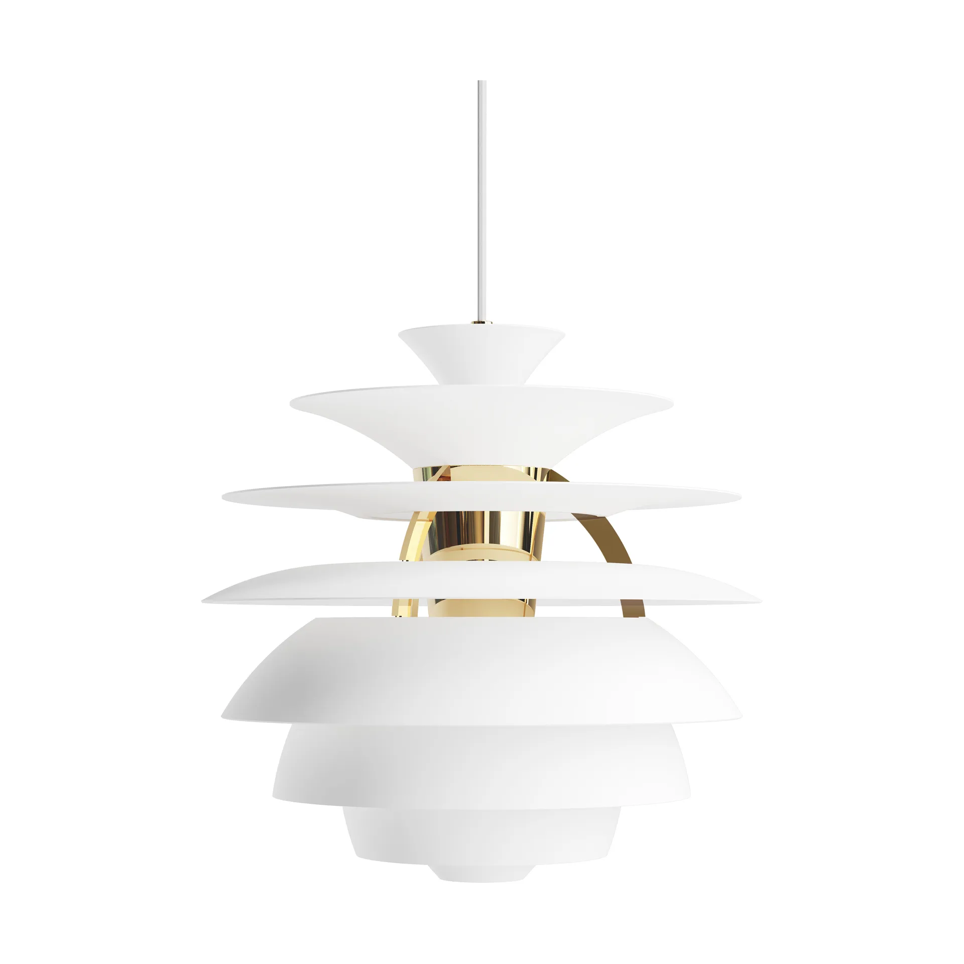 Lampa wisząca PH Snowball, Soft white-brass Louis Poulsen
