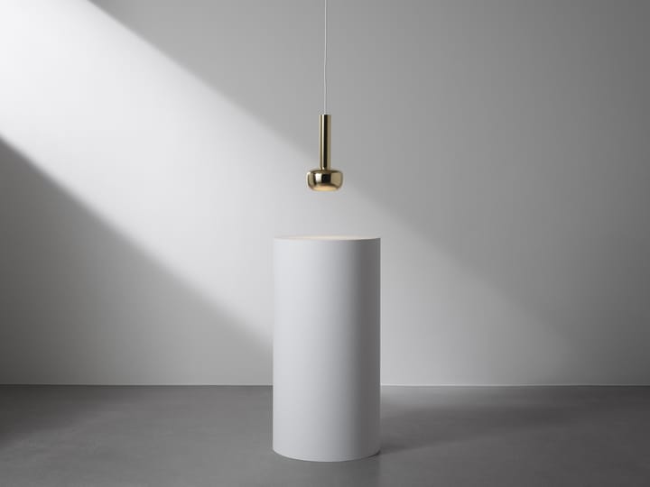 Lampa wisząca VL 56, Polerowany mosiądz Louis Poulsen