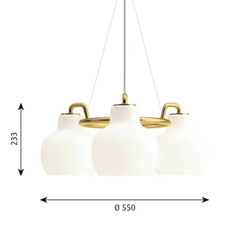 Lampa wisząca VL Ring Crown 3-5-7 - 3 - Louis Poulsen