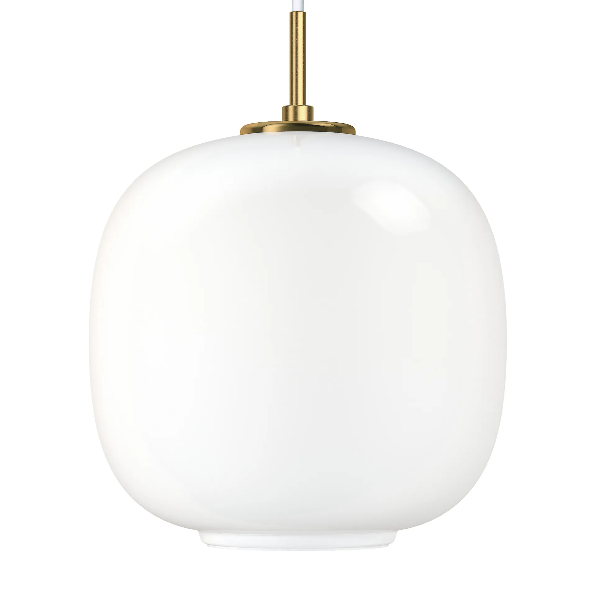 Lampa wisząca VL45 Radiohus Ø25 cm, Brass-white opal glass Louis Poulsen
