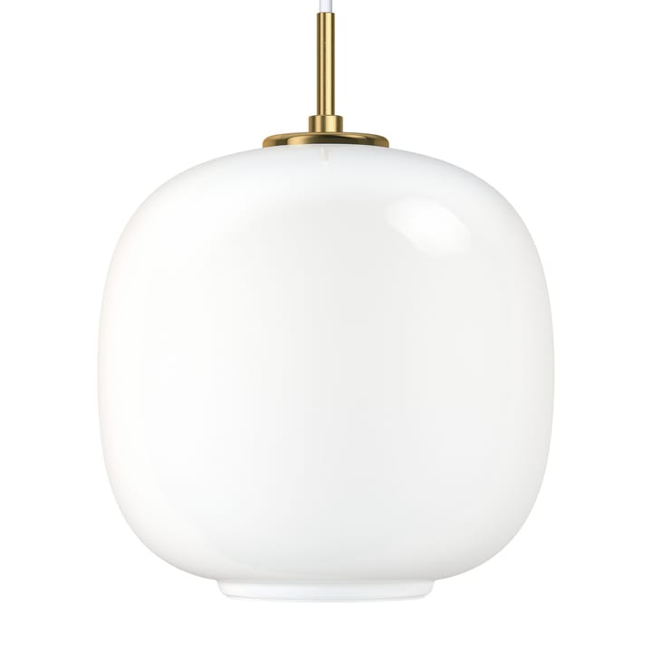 Lampa wisząca VL45 Radiohus Ø25 cm - Brass-white opal glass - Louis Poulsen