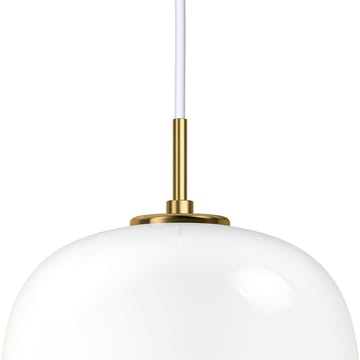 Lampa wisząca VL45 Radiohus Ø25 cm - Brass-white opal glass - Louis Poulsen