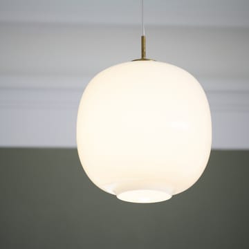 Lampa wisząca VL45 Radiohus Ø25 cm - Brass-white opal glass - Louis Poulsen