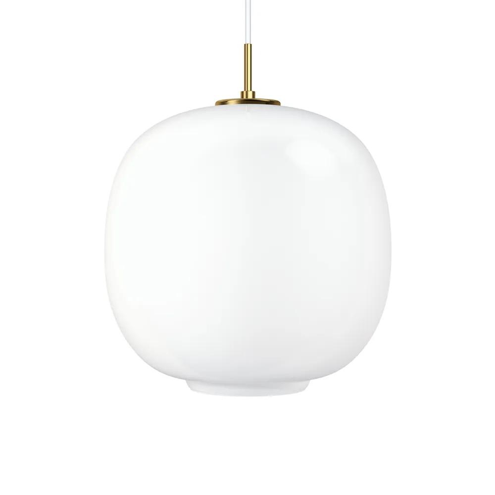 Lampa wisząca VL45 Radiohus LED duża, Brass-white opal glass Louis Poulsen