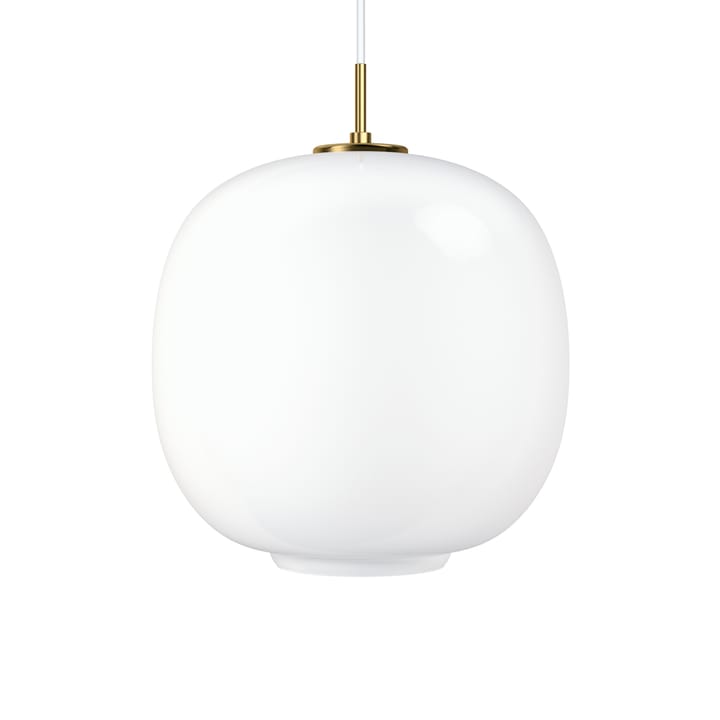 Lampa wisząca VL45 Radiohus LED duża - Brass-white opal glass - Louis Poulsen