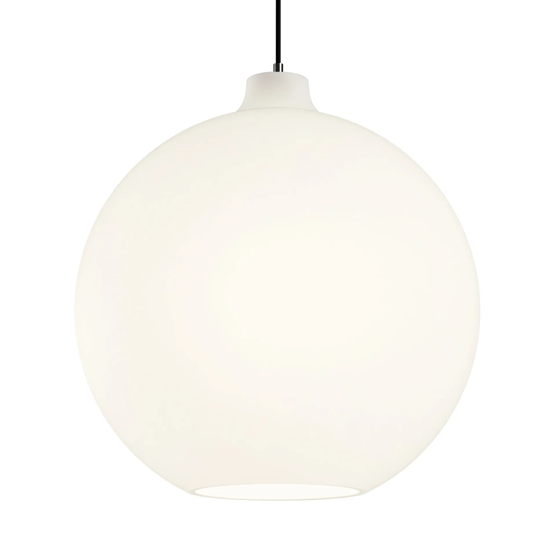 Lampa wisząca Wohlert Ø35 cm, Białe szkło opalowe Louis Poulsen