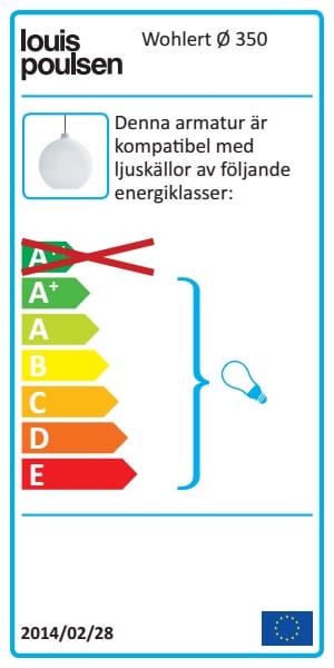 Lampa wisząca Wohlert Ø35 cm - Białe szkło opalowe - Louis Poulsen