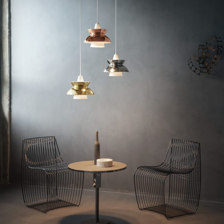 Metalowa lampa wisząca Doo-Wop, Stal nierdzewna Louis Poulsen