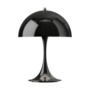 Przenośna lampa stołowa Panthella 250 - Opaque black - Louis Poulsen