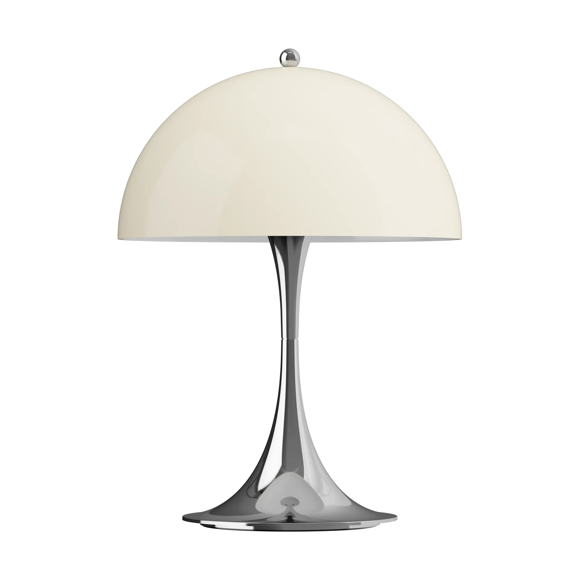 Przenośna lampa stołowa Panthella 250 V3, Chrome opal beige Louis Poulsen