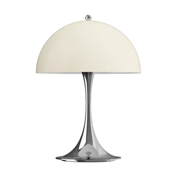 Przenośna lampa stołowa Panthella 250 V3 - Chrome opal beige - Louis Poulsen