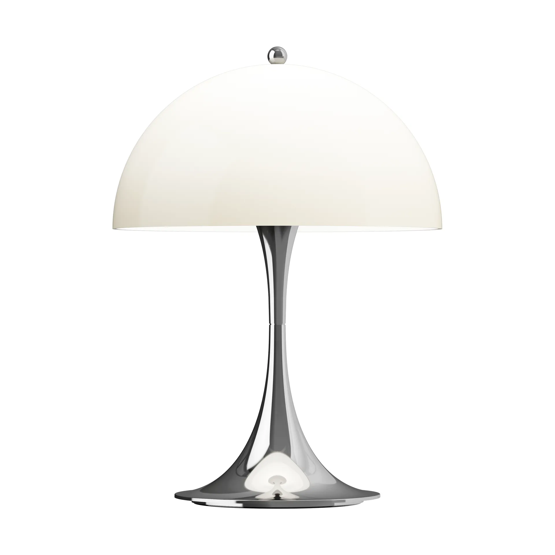 Przenośna lampa stołowa Panthella 250 V3, Chrome opal beige Louis Poulsen