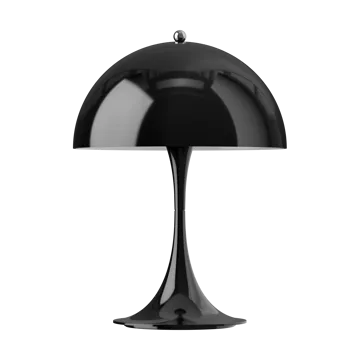 Przenośna lampa stołowa Panthella 250 V3 - Opaque black - Louis Poulsen